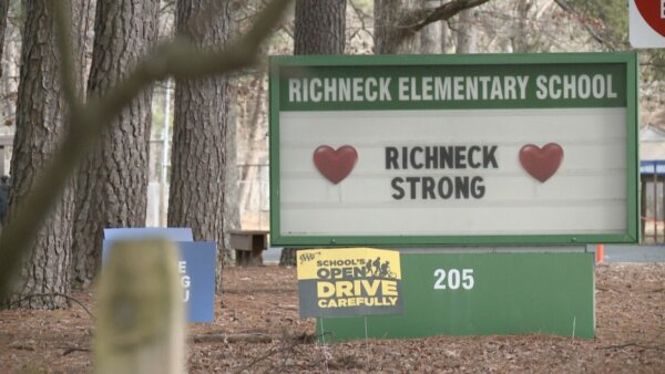 Richneck Elementary School sign