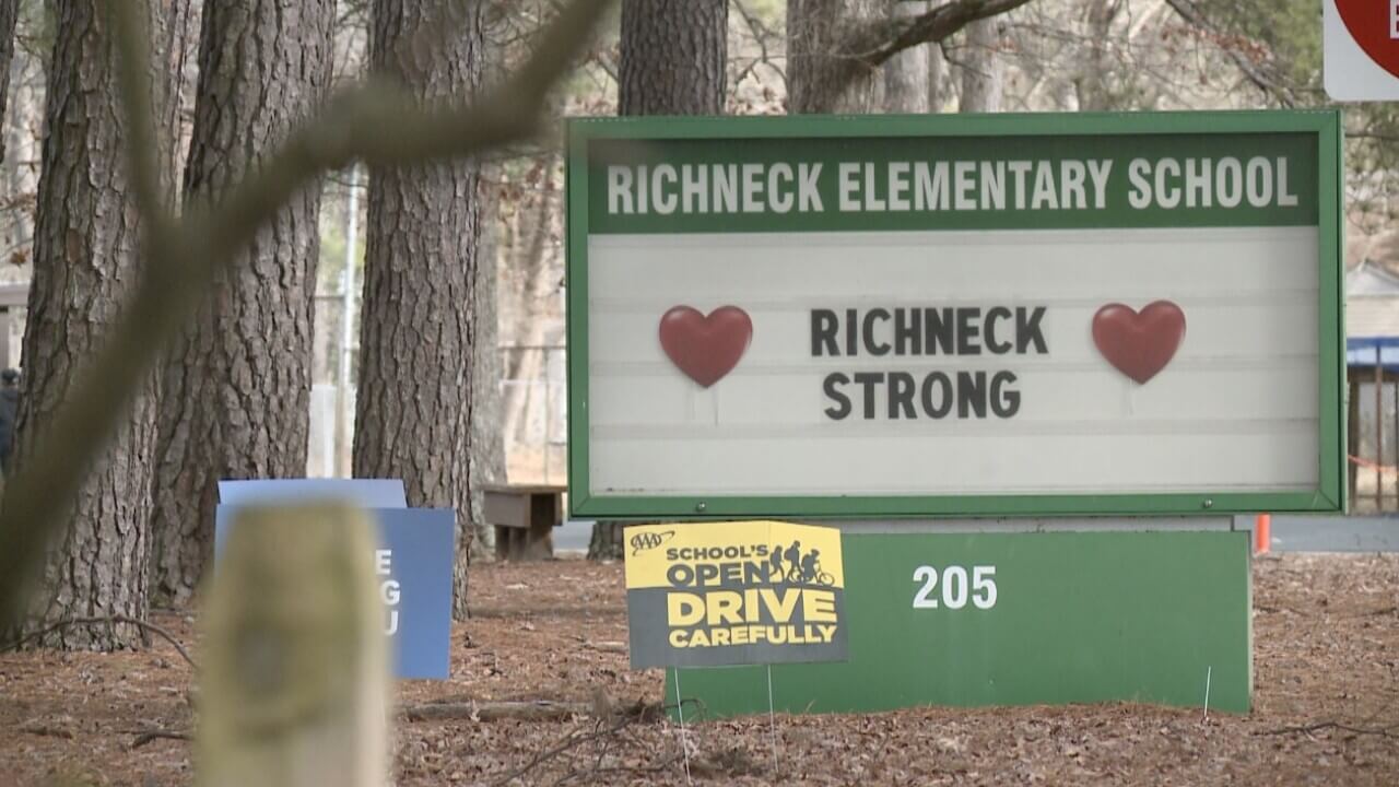 Richneck Elementary School sign