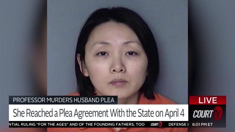 Ex-college professor Gowun Park entered a guilty plea on Thursday from charges stemming from the death of her husband. A judge sentenced Park to a maximum of 10 years in prison on reduced charges.