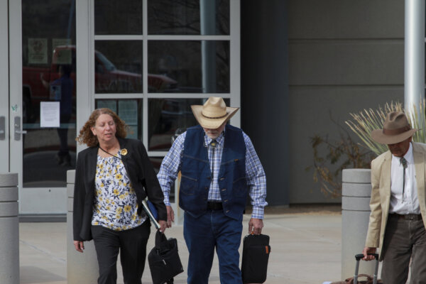 George Alan Kelly leaves the courthouse