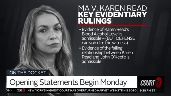 Some key rulings in the Karen Read case that were deemed admissible include evidence of Karen Read's blood alcohol level, evidence of a failing relationship between Read and John O'Keefe and evidence of Read's out of court statements.