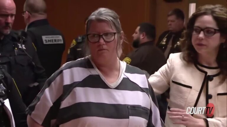 Jennifer Crumbley reacts to sentencing