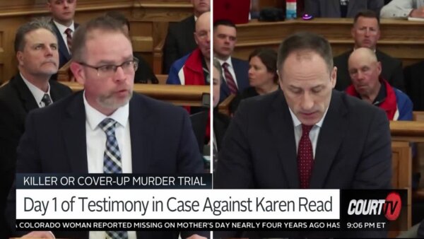 split screen of attorneys