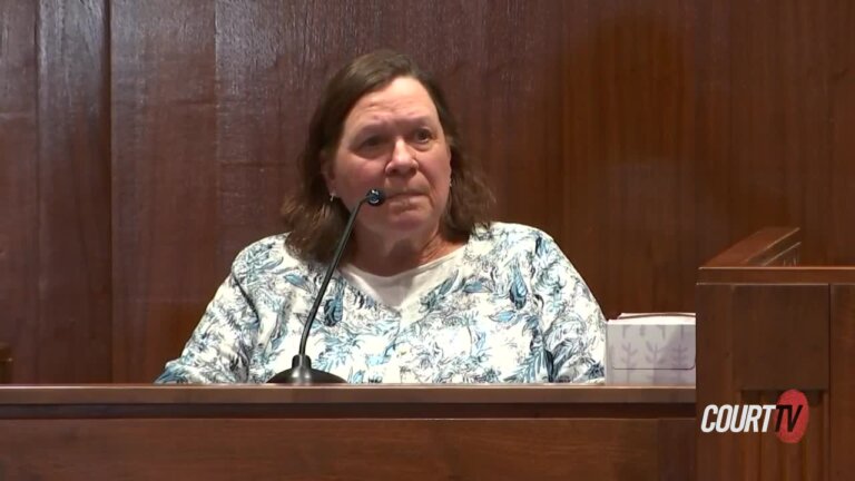 Janie Helm testifies in court