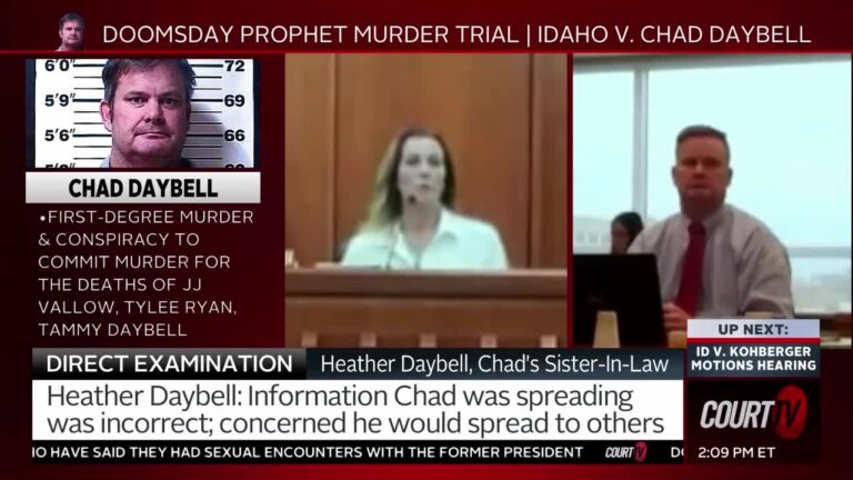 Chad Daybell's sister-in-law testifies.