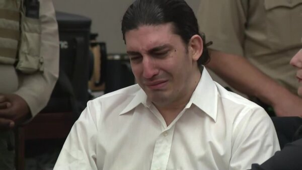 Ali Abulaban cries after hearing the verdict