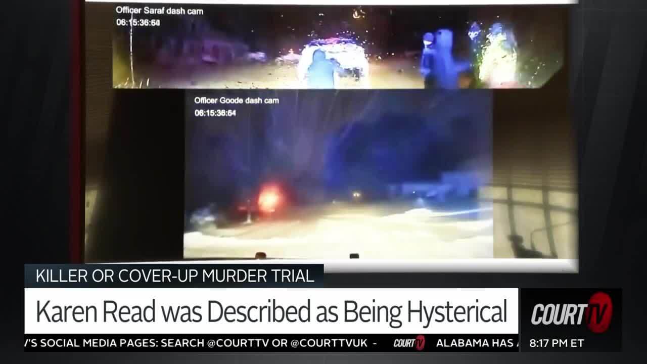 First responders describe Karen Read's demeanor saying she was screaming and hysterical asking, 'Is that my boyfriend? Is he dead?'