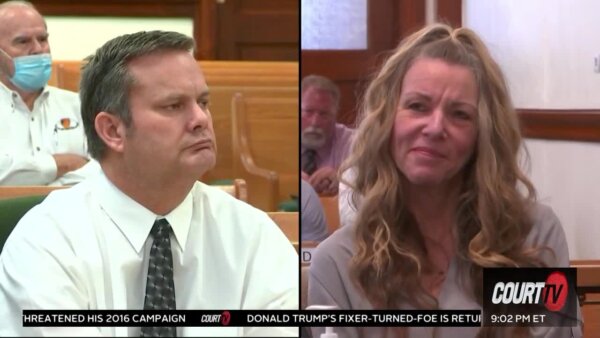 Split screen of Chad and Lori Daybell