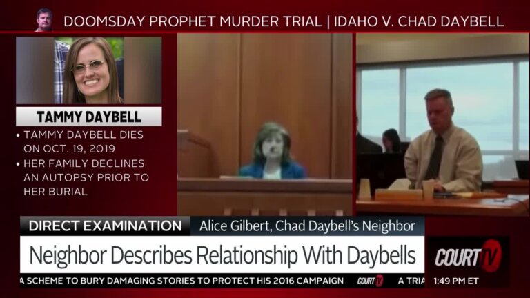 Daybell neighbor testifies.