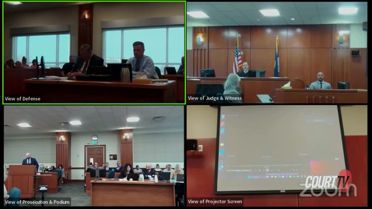 quad box showing court