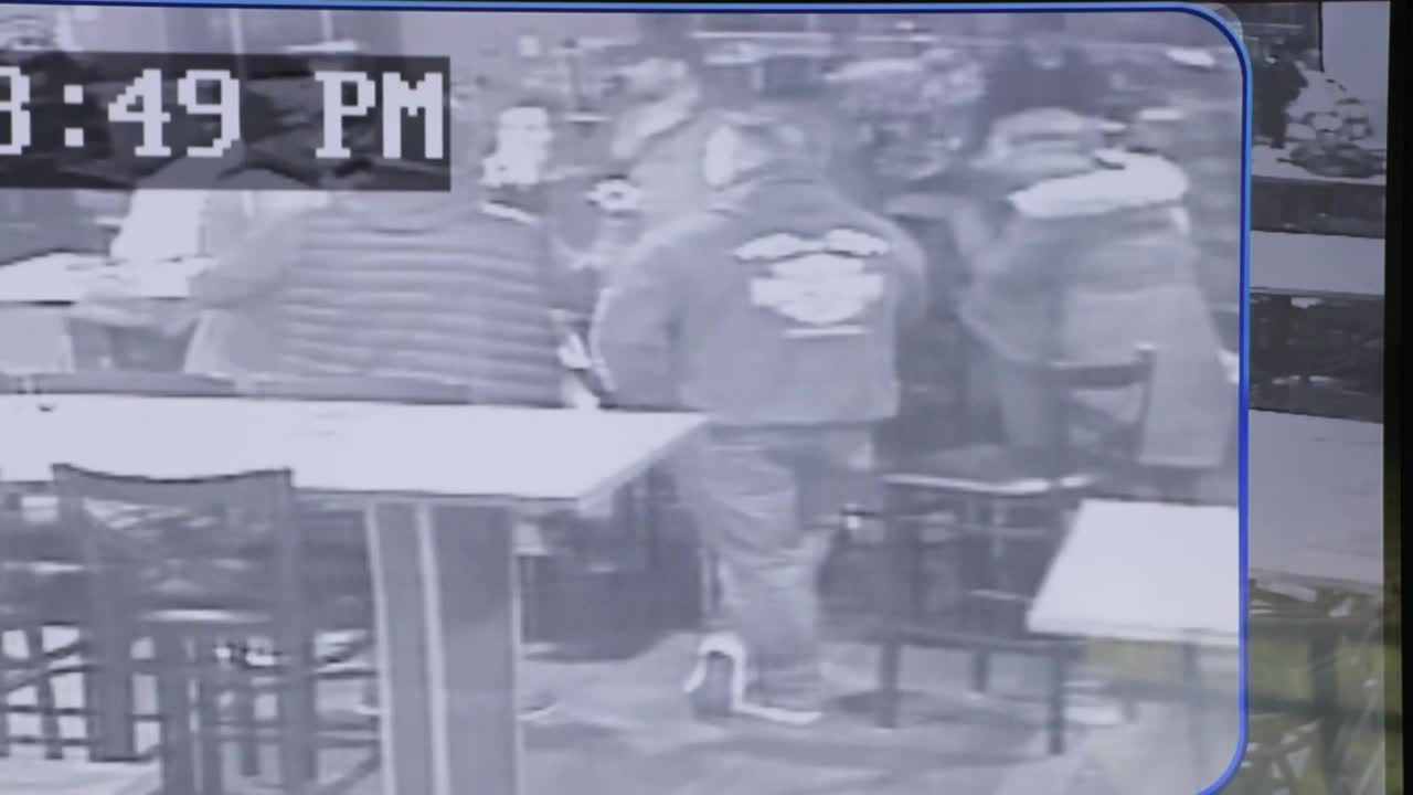 surveillance video of waterfall bar and grille