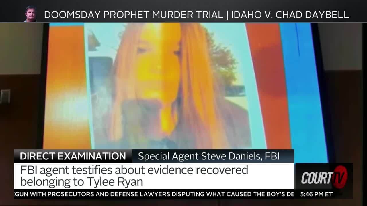 FBI Special Agent Steve Daniels talks about finding the bodies of JJ Vallow and Tylee Ryan on Chad Daybell's property. A picture showing Tylee wearing a necklace matches one recovered from the fire pit on Daybell's property.