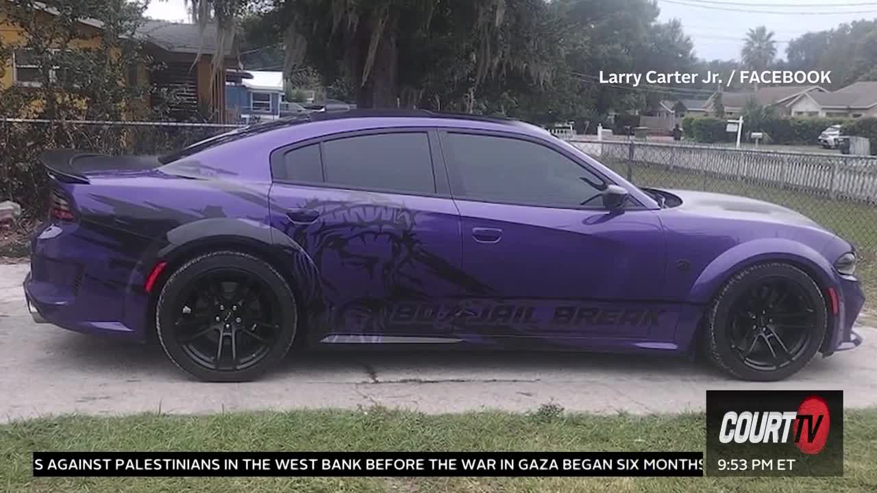 Purple Dodge Chager.