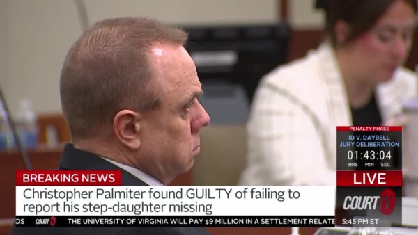 Christopher Palmiter was charged with failure to report a missing child to law enforcement. Madalina Cojocari was last seen on Nov. 21, 2022, but wasn't reported missing until Dec. 15.