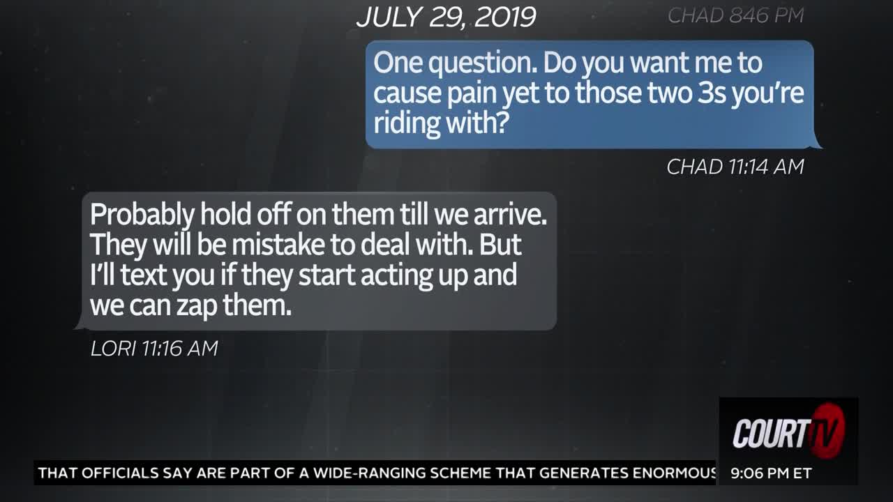 Before the state rested its case-in-chief, texts between Chad Daybell and Lori Vallow were revealed in court. One of Lori's text reads, 