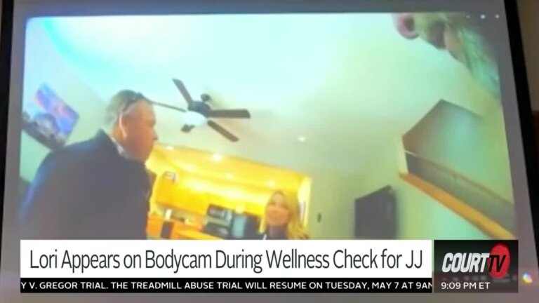 still frame of bodycamera video shows Lori Vallow
