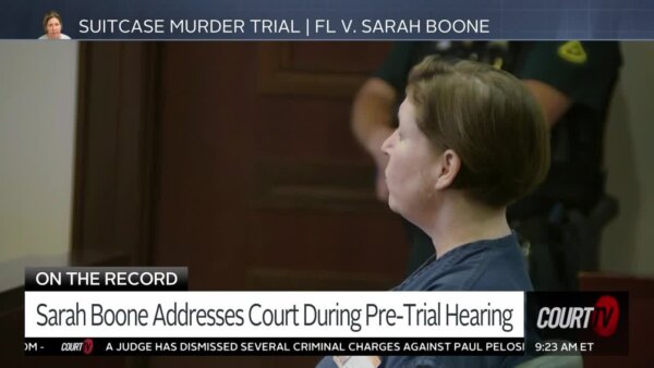 Sarah Boone appears in court