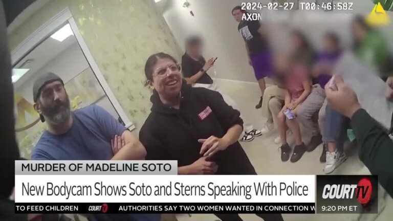 Court TV addresses the odd reaction from Madeline Soto's mother, Jenn Soto, in newly released bodycam footage as the investigation starts in the search for Madeline Soto, who had been missing for twelve hours at that point.