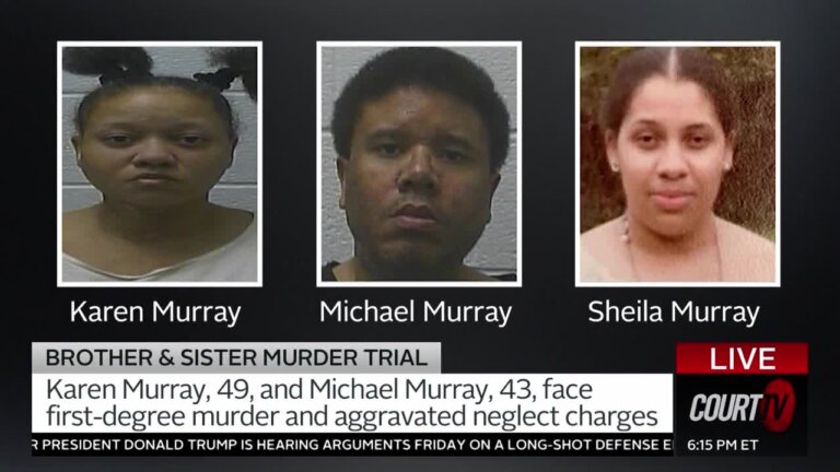 Jury selection is underway in the Brother & Sister Murder Trial where two siblings, Karen Murray, 49, and Michael Murray, 43, are charged with murder for the alleged neglect of their mother, Sheila Murray.