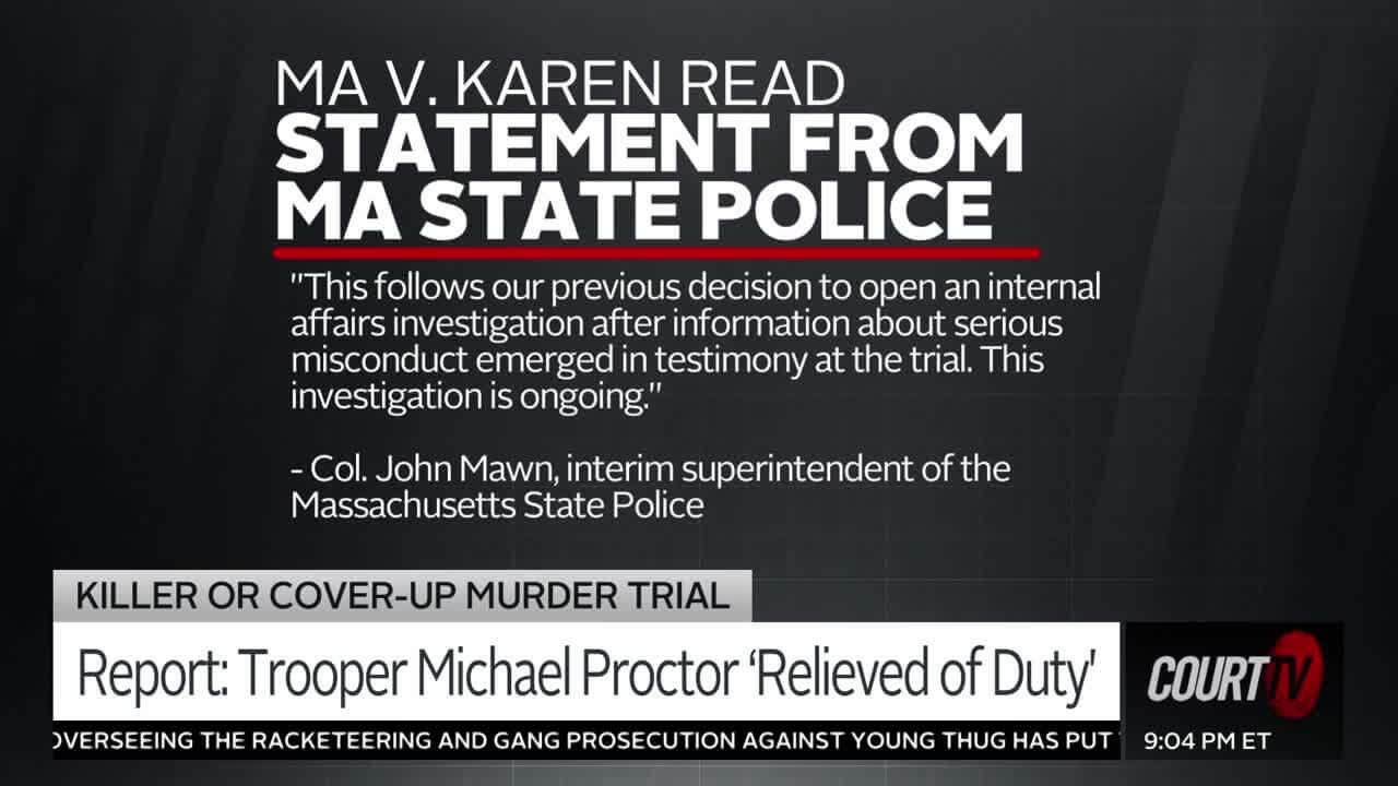 Report: Trooper Michael Proctor 'Relieved of Duty' | Court TV Video