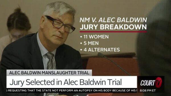 Actor Alec Baldwin's manslaughter trial's jury has been seated and opening statements are set to start tomorrow.