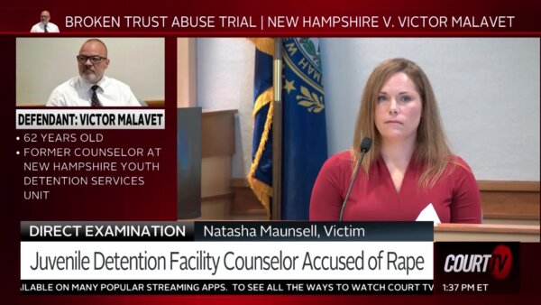 woman testifying on the stand