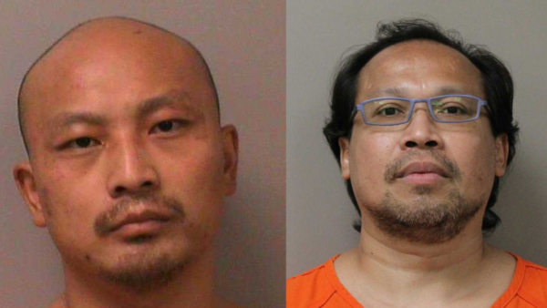 Booking photos of Nya Thao and Khamthaneth Rattanasack