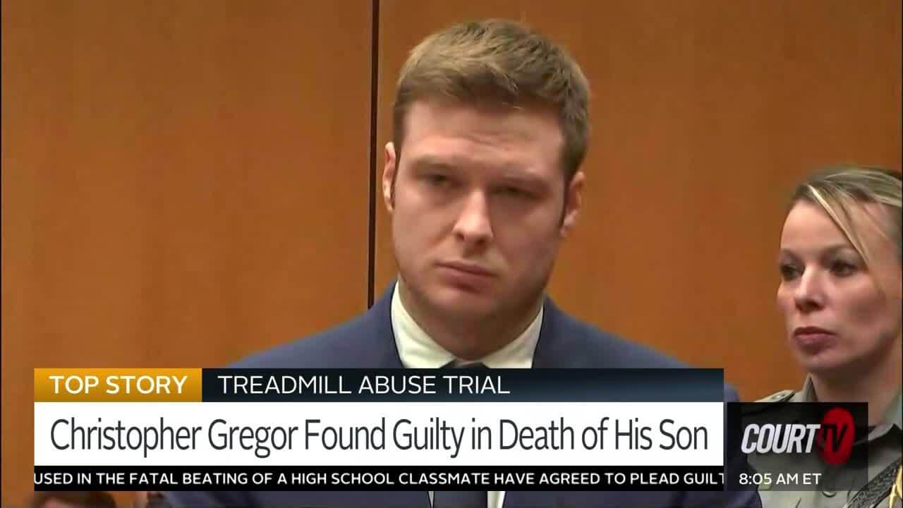 Man in suit in courtroom