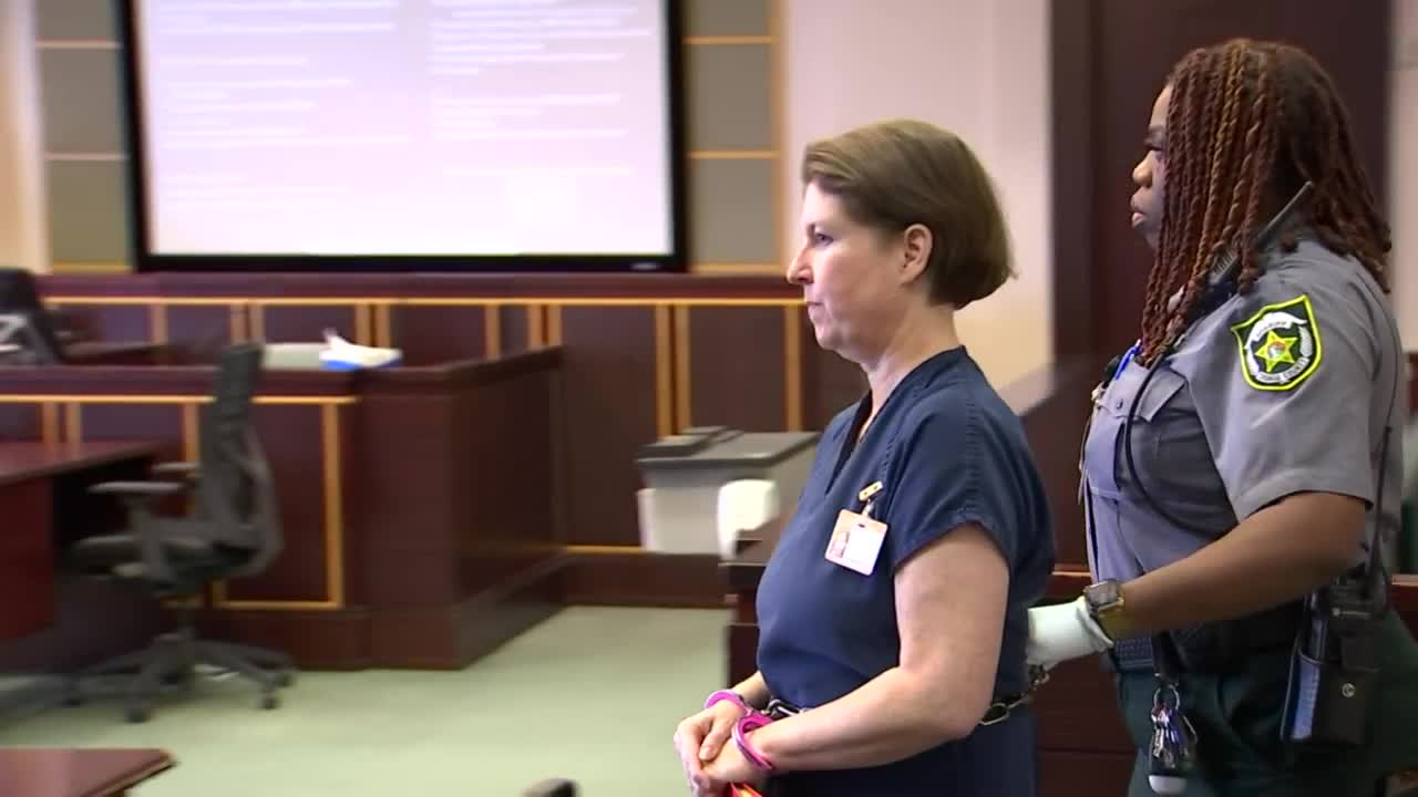 “Unprepared,” Sarah Boone weighs her clothing options at the hearing