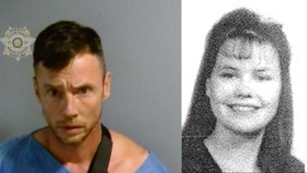 side by side photos of christopher and Melissa Wolfenbarger