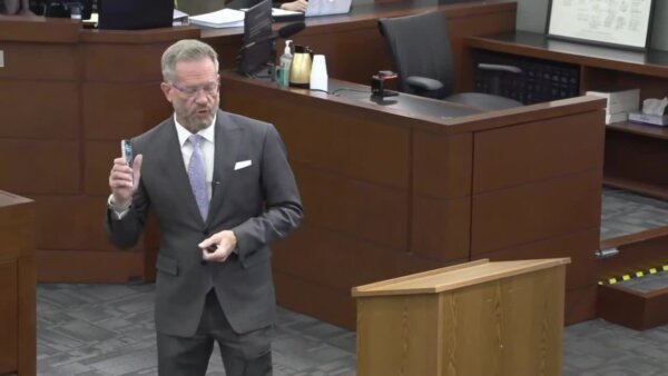 Robert Draskovich in court.