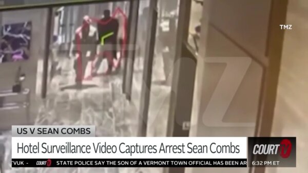 Sean 'Diddy' Combs arrest footage.