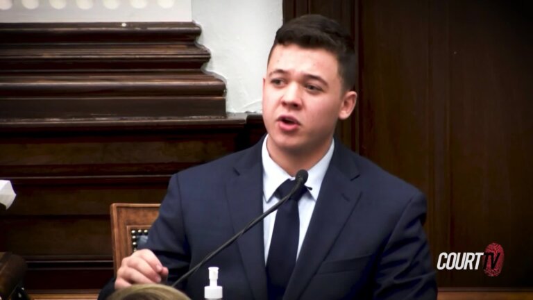 teenage boy on the stand in court