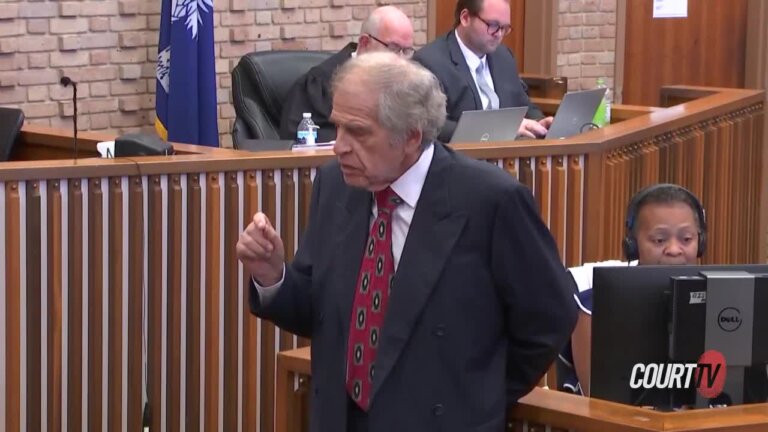 Jack Swerling addresses the jury