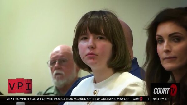 photo of young girl in court