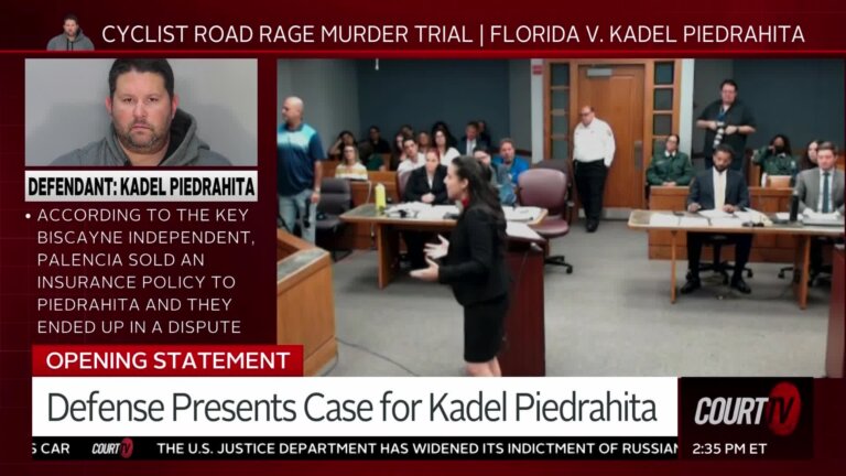 Defense attorney addresses the jury