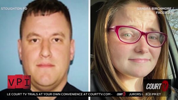 Photo of man and young lady with red glasses