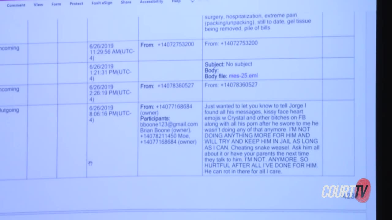 #39 Hope You #39 re Miserable #39 : Jury Sees Sarah Boone #39 s Text Messages Court #39 Hope You #39 re Miserable #39 : Jury Sees Sarah Boone #39 s Text Messages Court