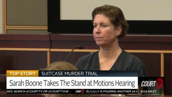 woman testifying on the stand