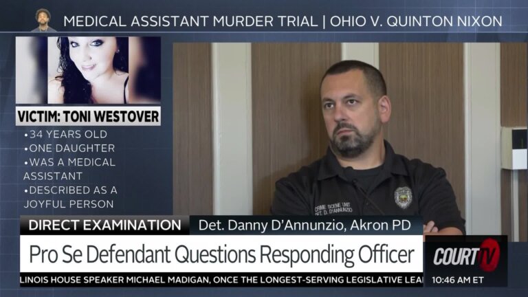 detective being questioned on the stand