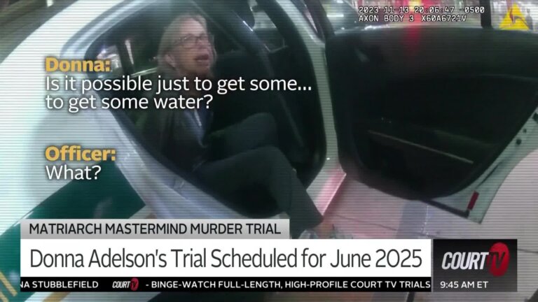 Bodycamera shows Donna Adelson's arrest