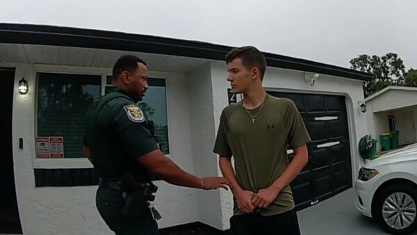 Collin Griffith appears in bodyworn camera