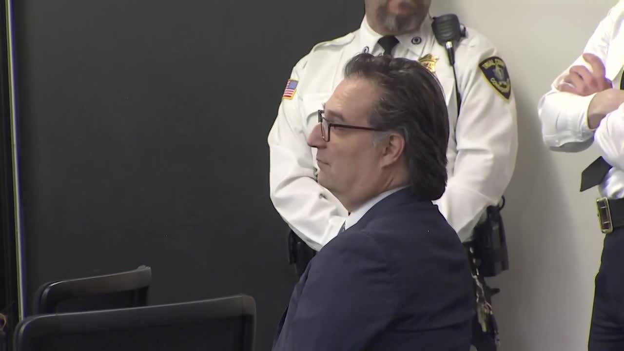 Brian Walshe sits in court