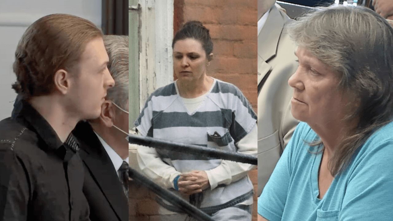 Jake Wagner, Angela Wagner, and Rita Newcomb