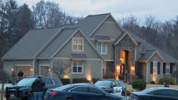 The home where Nikita Casap allegedly killed his mother and stepfather