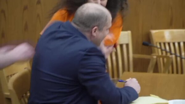 taylor schabusiness attempts to attack her attorney