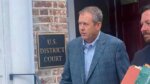Russell Laffitte leaves courthouse