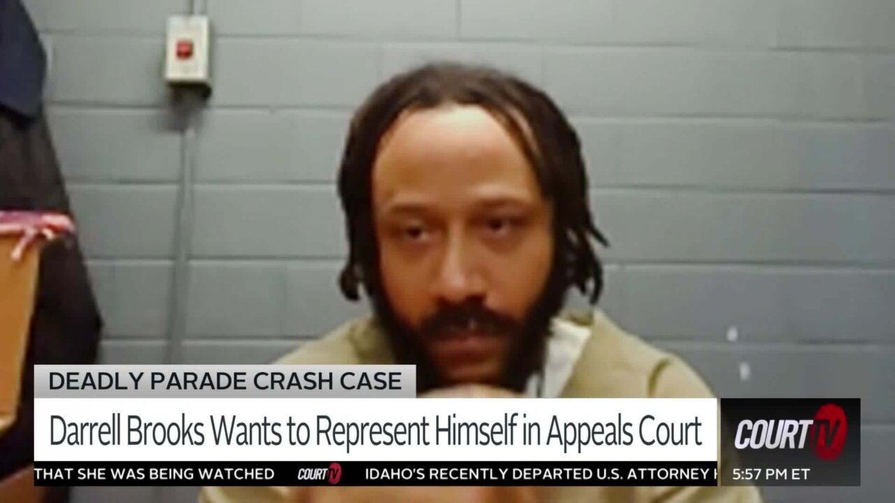 Darrell Brooks Wants To Represent Himself in Appeals Court Court TV Video