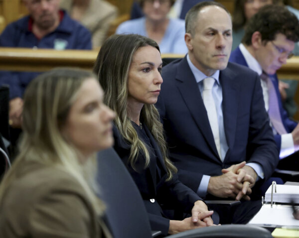 Karen Read sits in court