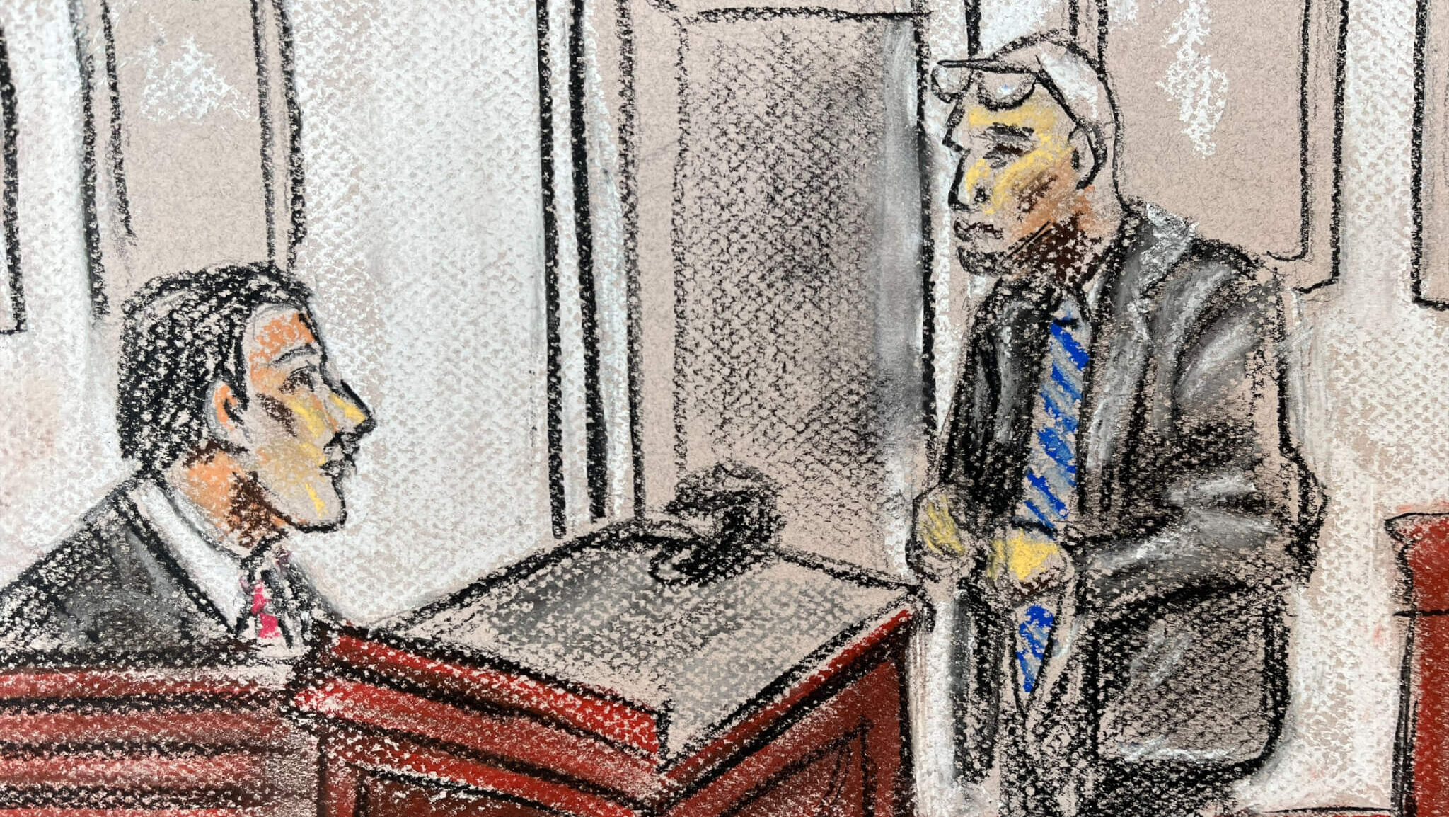 courtroom sketch
